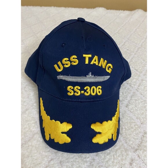 USS Tang Navy Battleship Embroidered, Scrambled Eggs Snap Back Hat Size OS - Picture 3 of 11